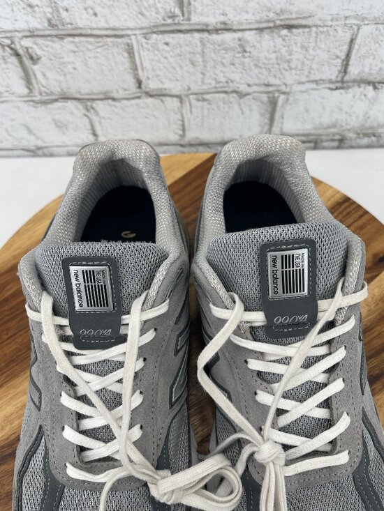 New Balance 990v4 Mens Sz. 11 2E Wide Grey Silver Running Shoes Made in USA main image 9